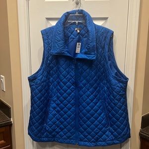 NWT Talbots Quilted Vest